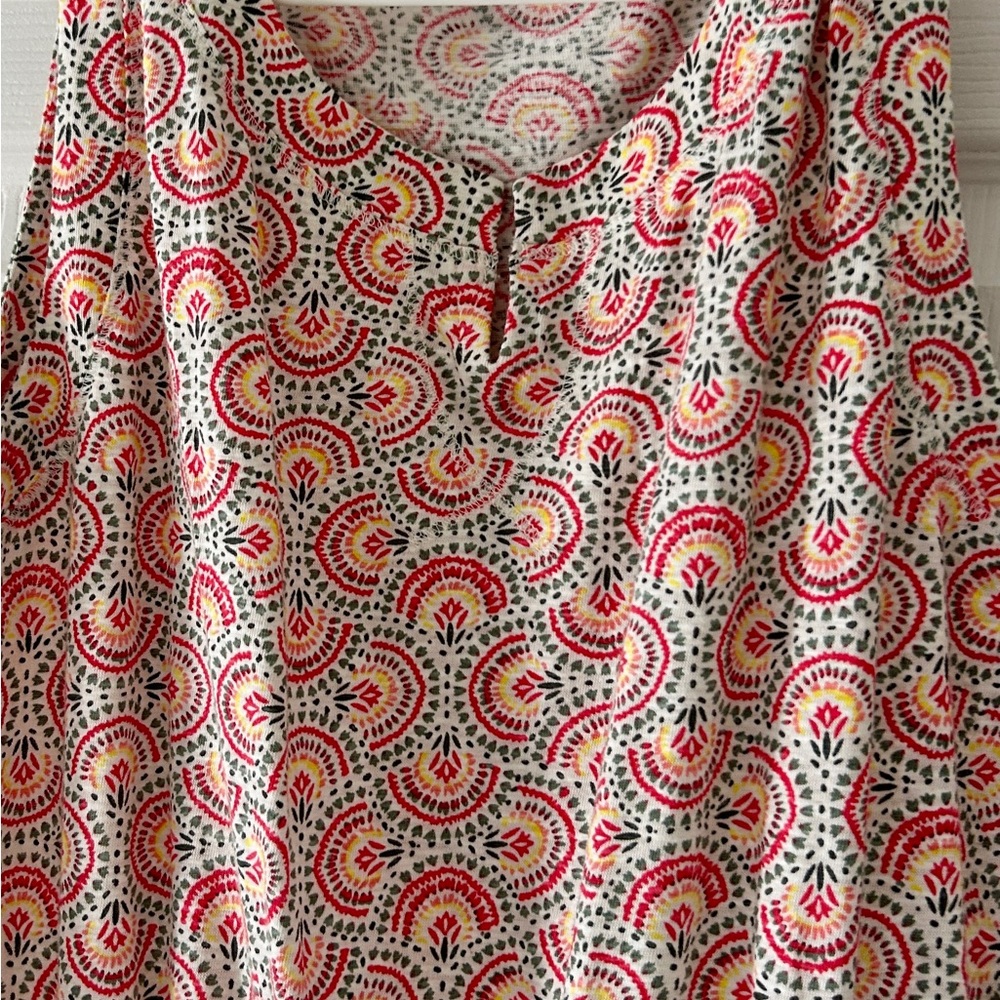 T by Talbots Paisley Easy Breezy Summer Dress - Picture 3 of 7